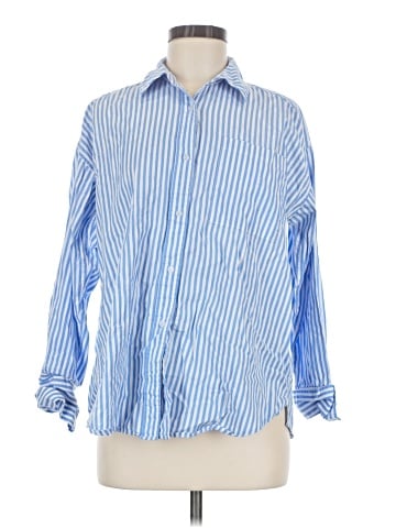 Nia Long Sleeve Button-Down Shirt (view 1)
