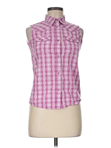 Shyanne Sleeveless Button-Down Shirt (view 1)