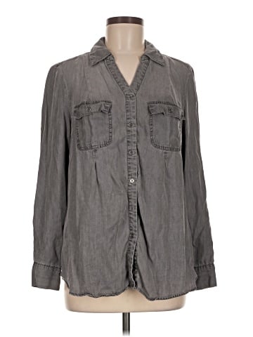 Style&Co Long Sleeve Button-Down Shirt (view 1)