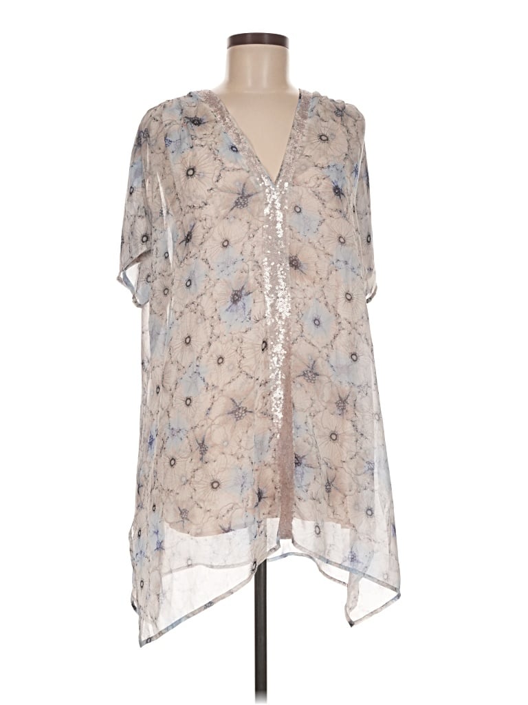 Pre-owned One September Casual Dress In Silver