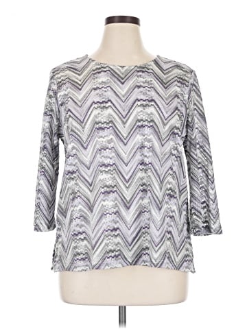 Alfred Dunner 3/4 Sleeve Top (view 1)