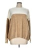 Vince Camuto Color Block Tan Pullover Sweater Size L - photo 1