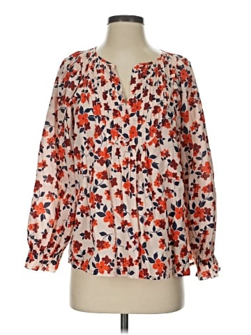 Elizabeth and James Long Sleeve Blouse (view 1)