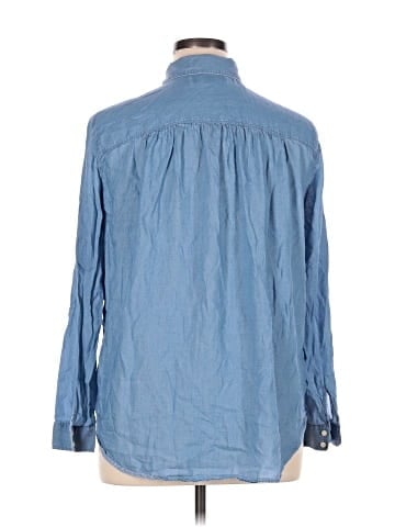 Ann Taylor LOFT Long Sleeve Button-Down Shirt (view 2)