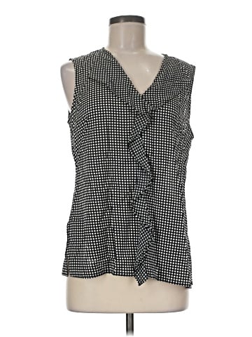 St. John Sleeveless Silk Top (view 1)