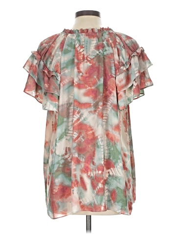 Rose + Olive Short Sleeve Blouse (view 2)