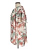 Rose + Olive 100% Polyester Tie-dye Green Short Sleeve Blouse Size L (estimated) - photo 5