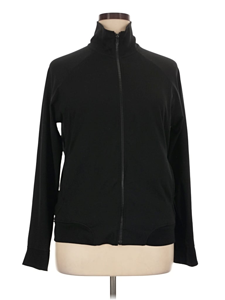 Pre-owned Old Navy Track Jacket In Black