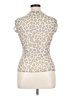 AFRM Animal Print Tan Short Sleeve Turtleneck Size XL - photo 2