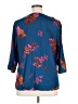 ModCloth 100% Polyester Blue 3/4 Sleeve Blouse Size 1X - photo 2