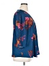 ModCloth 100% Polyester Blue 3/4 Sleeve Blouse Size 1X - photo 4