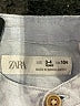 Zara Blue Short Sleeve Button-Down Shirt Size 3 - 4 - photo 3