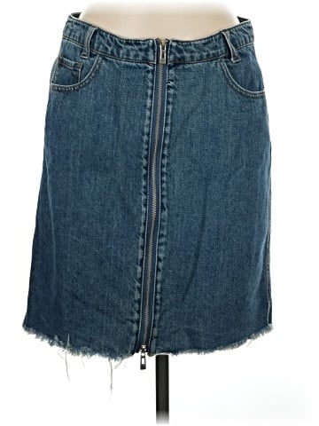 For The Republic Denim Skirt (view 1)