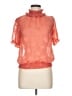 XXI 100% Polyester Orange Short Sleeve Blouse Size XXL - photo 1