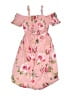 Rare Editions 100% Polyester Floral Pink Dress Size 10 - photo 1