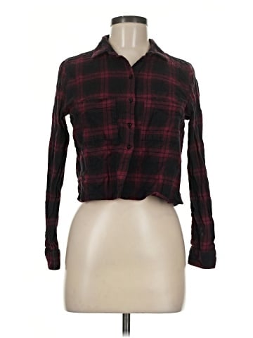 Polly & Esther Long Sleeve Button-Down Shirt (view 1)