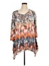 One World Orange 3/4 Sleeve Blouse Size 1X - photo 1