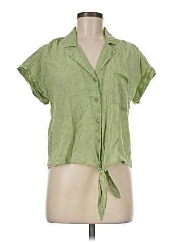 Pilcro Short Sleeve Blouse (view 1)