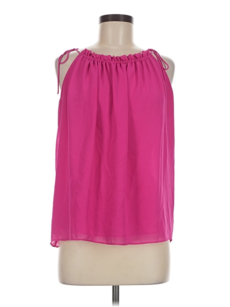 Pre-owned Laundry By Shelli Segal Sleeveless Blouse In Pink