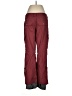 Burton 100% Polyester Burgundy Casual Pants Size M - photo 2