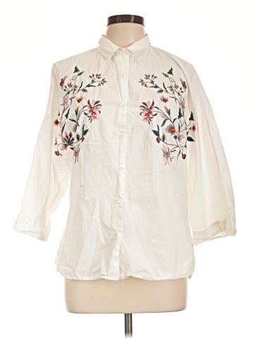 Trafaluc by Zara 3/4 Sleeve Blouse (view 1)