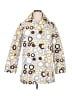 Boden 100% Cotton Print White Raincoat Size 10 - photo 1