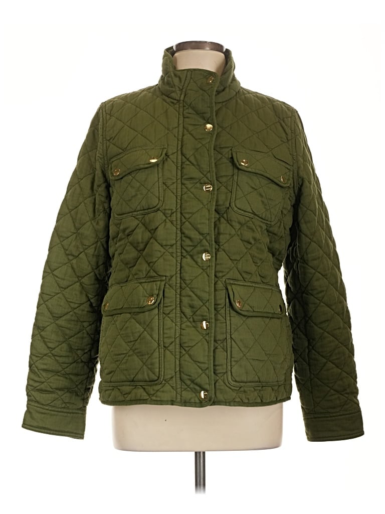 Pre-owned Jcrew Jacket In Green