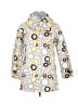 Boden 100% Cotton Print White Raincoat Size 10 - photo 2