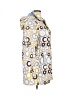 Boden 100% Cotton Print White Raincoat Size 10 - photo 4