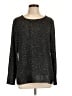 Chico's Metallic Black Pullover Sweater Size Lg (2) - photo 1