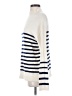 Brochu Walker Stripes Ivory Wool Pullover Sweater Size S - photo 5