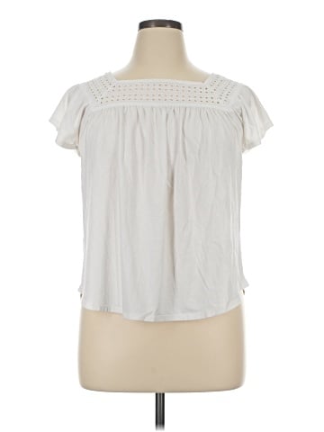St. John's Bay Short Sleeve Blouse (view 1)