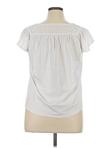 St. John's Bay Short Sleeve Blouse (view 2)