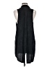 Pol Black Sleeveless Button-Down Shirt Size M - photo 2