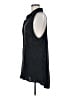 Pol Black Sleeveless Button-Down Shirt Size M - photo 5