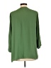 JM Collection 100% Polyester Green 3/4 Sleeve Blouse Size L - photo 2
