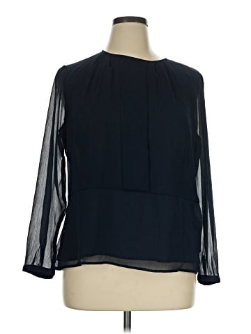 Ann Taylor Factory Long Sleeve Blouse (view 1)
