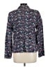 Gap Outlet 100% Cotton Floral Blue Blazer Size 12 - photo 2