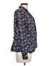Gap Outlet 100% Cotton Floral Blue Blazer Size 12 - photo 4