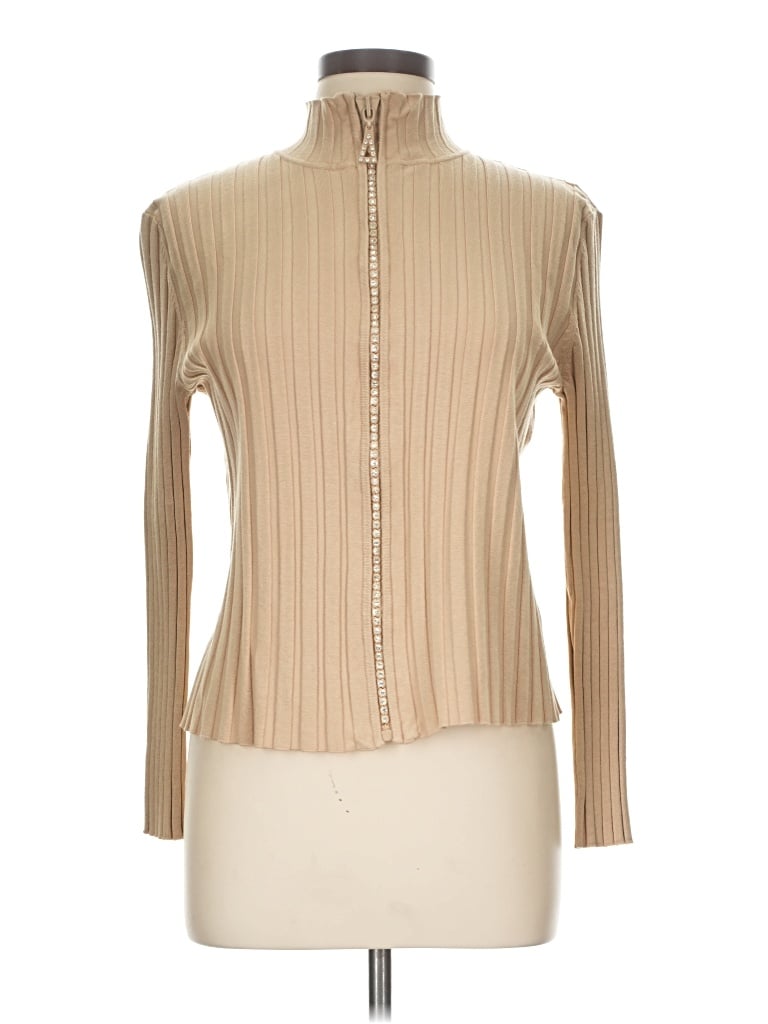 Pre-owned Belldini Cardigan Sweater In Tan