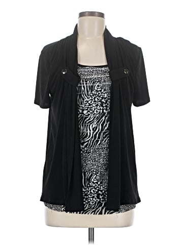 Christopher & Banks Short Sleeve Blouse (view 1)