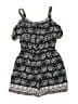 Justice Paisley Black Dress Size 7 - photo 2