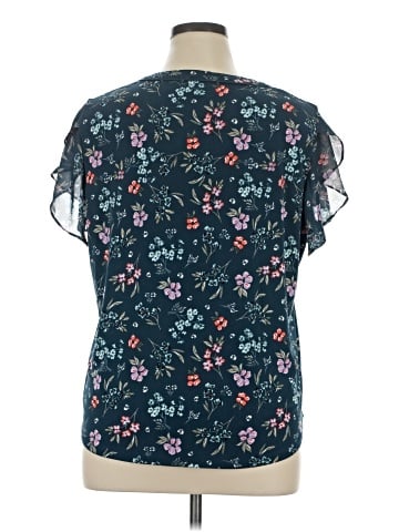 Roz & Ali Short Sleeve Blouse (view 2)