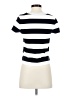 Cable & Gauge Stripes White Short Sleeve Turtleneck Size XS - photo 2