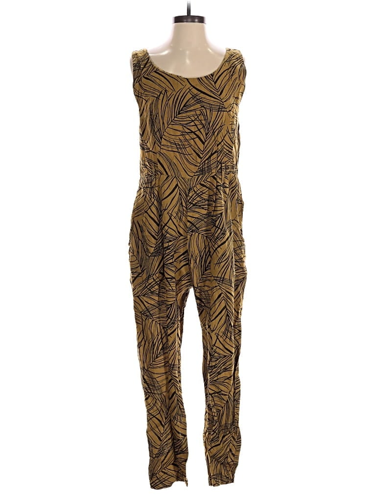 Pre-owned Black Crane Overalls In Gold