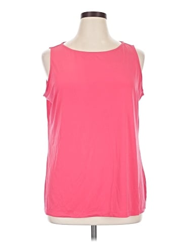 Susan Graver Sleeveless T-Shirt (view 1)