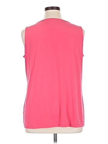Susan Graver Sleeveless T-Shirt (view 2)