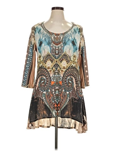 One World 3/4 Sleeve Blouse (view 1)