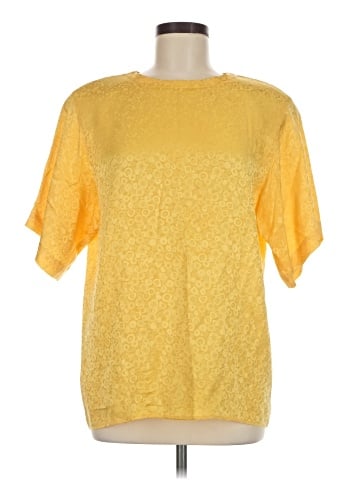 Anne Klein II Short Sleeve Silk Top (view 1)
