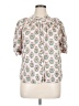 Boden Print Ivory Short Sleeve Blouse Size 14 - photo 1